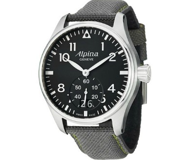 Alpina Grey Fabric Men's Watch