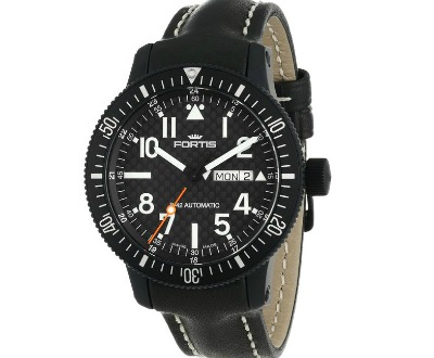 Fortis Marinemaster Leather Watch