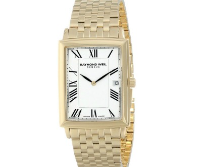 Gold-Plated Stainless Steel Bracelet Watch