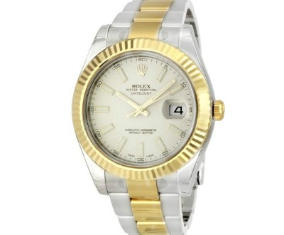Rolex Gold Bezel Men's Watch