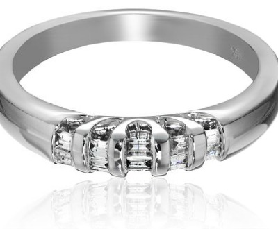 Channel Set Baguette Diamond Bridal Ring