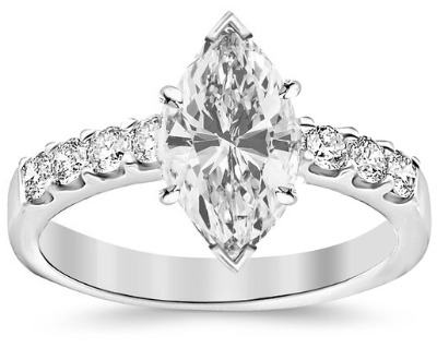 Classic Prong Set Round Diamond Engagement Ring