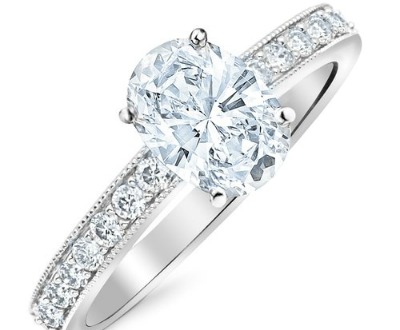 Designer Eternity Love Split Shank Diamond Ring
