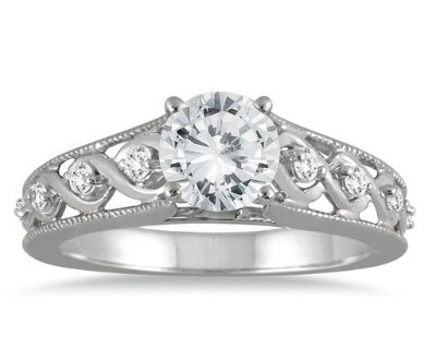 Diamond Antique Engagement Ring