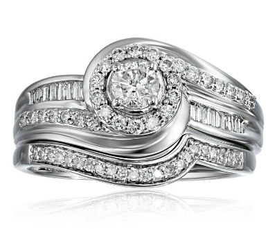 Diamond Centre Stone Engagement Ring