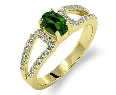 Diopside Oval Ring