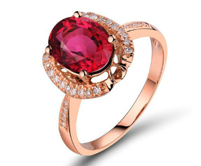 Pink Tourmaline Pomellato Ring