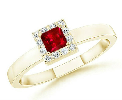 Ruby Promise Ring