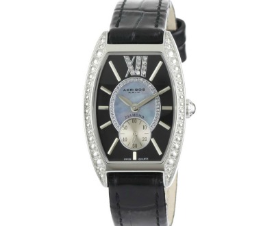 Akribos Women's Diamond Swiss Watch