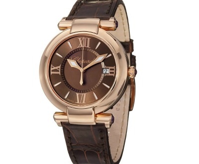 Chopard Women's Brown Leather Watch