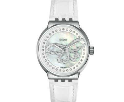 Mido Women's Leather Strap Watch