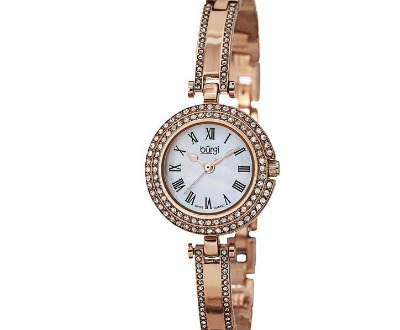 Mother-of-Pearl Rose-tone Bracelet Watch