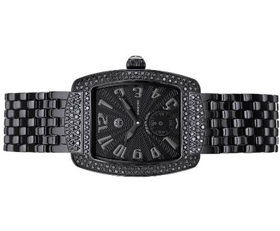Michele Black Diamond Watch