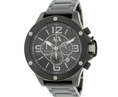 Armani Exchange Black Ion Watch