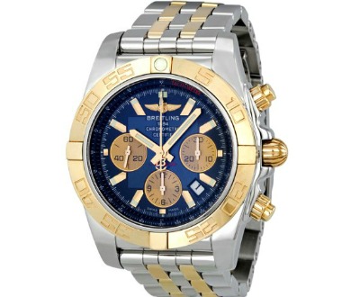Breitling Men's Blue Dial Steel Watch
