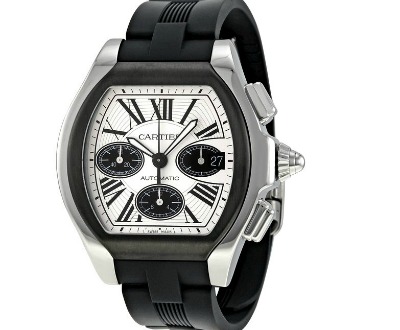 Cartier Roadster Silver Dial Men's Watch