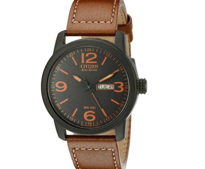 Citizen Synthetic Leather Strap Watch