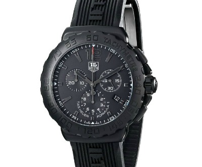 Formula 1 Black Dial Black Strap Chronograph Watch