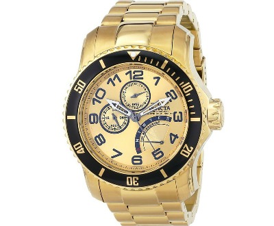 Invicta Gold Ion-Plated Watch