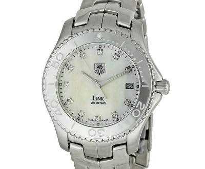 Link Mother-Of-Pearl Dial Watch