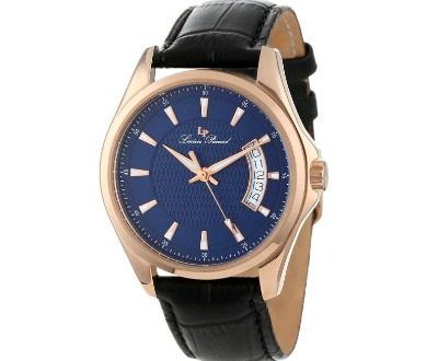 Lucien Piccard Men's Blue Textured Watch
