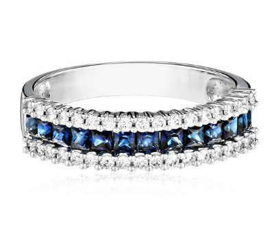Blue Sapphire Classic Blue Ring