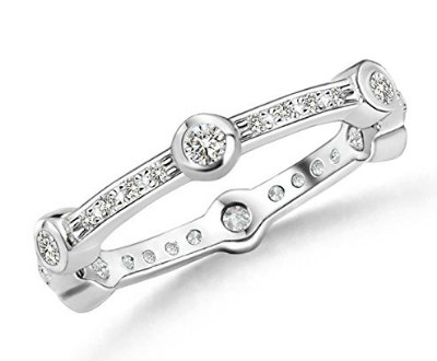 Diamond Garland Wedding Ring