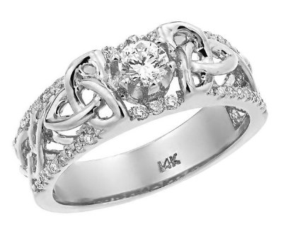 Diamond Trinity Wedding Ring