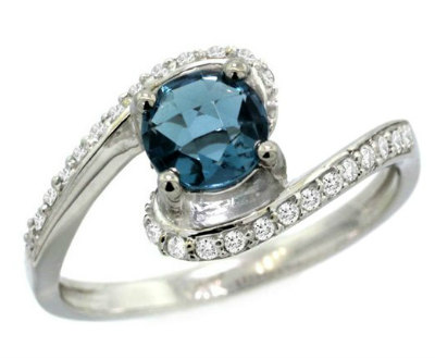ø London Blue Topaz Rings | Shop Online for Diamond Jewelry ø