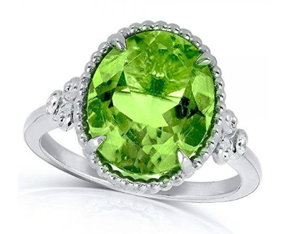 ø Diamond And Peridot Rings | Shop Online for Diamond Jewelry ø