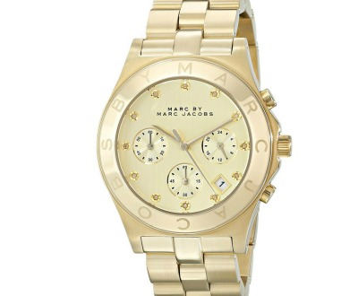 Blade Gold-Tone Stainless Steel Watch
