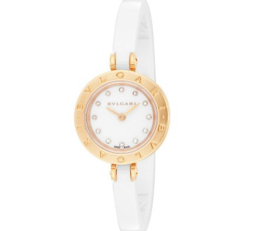 Bvlgari Women's White Dial Diamond Watch