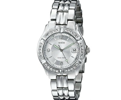 GUESS Sporty Chic Silver-Tone Watch