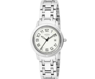 Hermes Clipper Silver Women's Watch