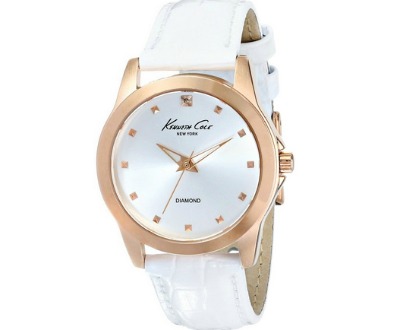 KCNY Japanese Quartz White Watch