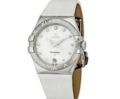Omega Diamond Bezel Watch