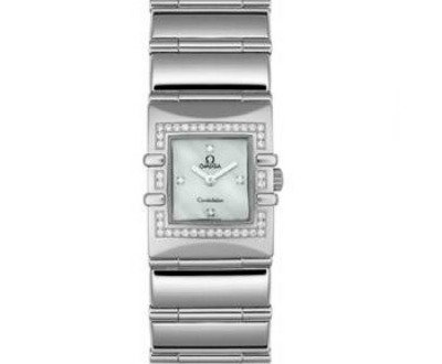Omega Quartz Diamond Watch