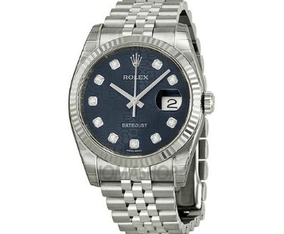 Rolex Blue Dial Automatic Women's Watch